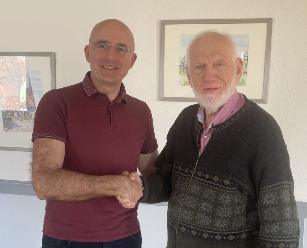 Verabschiedung von Wilfried Süß aus der Vorstandschaft durch unsren 1. Vorstand Jörg Hirsch