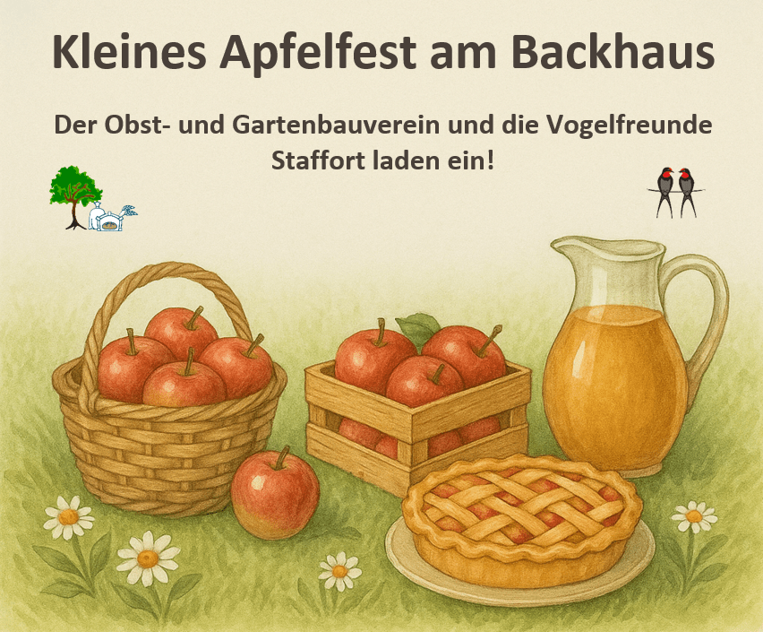 Kleines Apfelfest am Backhaus Alles rund um den Apfel
